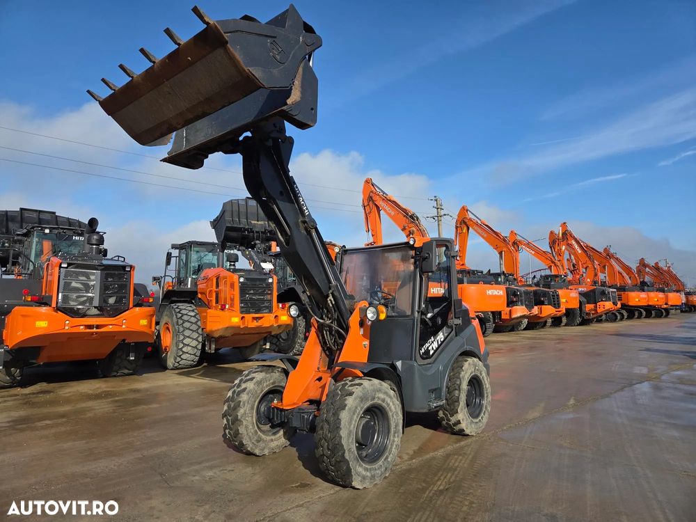 Hitachi ZW75, 2020, 1.915h, ridica 2,4t la 3,2m, CUPA 4x1 MULTIFUNTIONALA 1mc, cupa noua 1mc, furci, cupla rapida, aer conditiona, motor Deutz 75CP euro 6, Garda sol inalta 32cm, produs in Germania, STARE FOARTE BUNA, posibil leasing 4 ani-PROMOTIE 37.900eur - 36