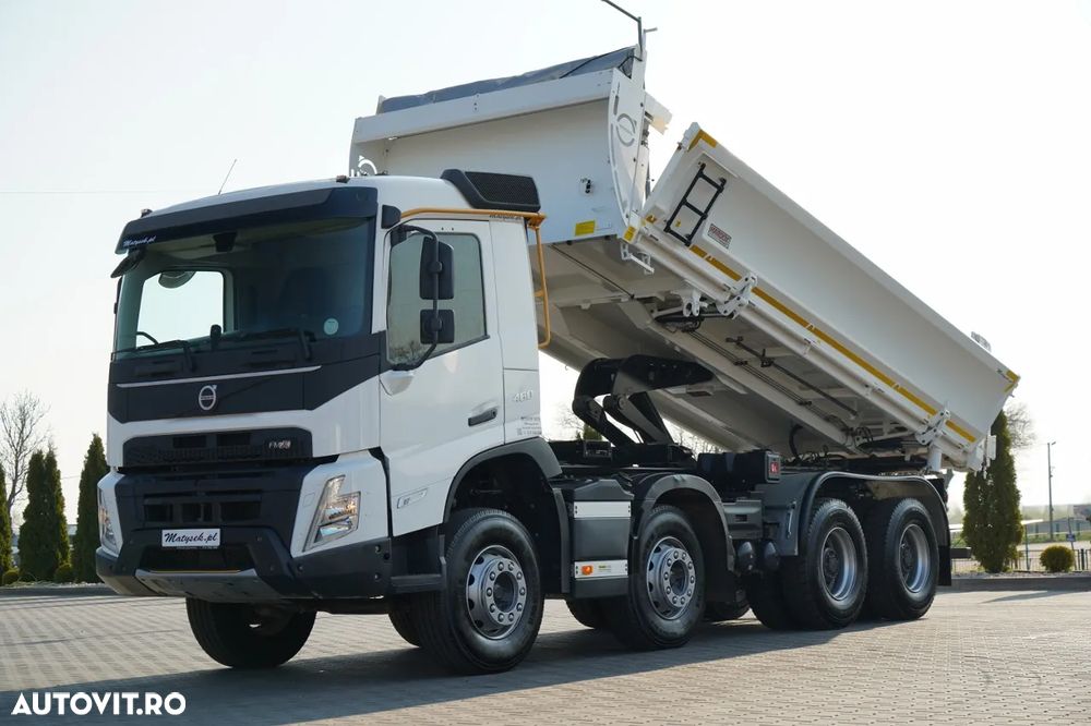 Volvo FMX 460 / 8x4 / BASCULATOR CU 2 LATE / HYDRODOX / BORDMATIC / HARDOX / ANVELOPE NOI / 2021 / MODEL NOU - 2