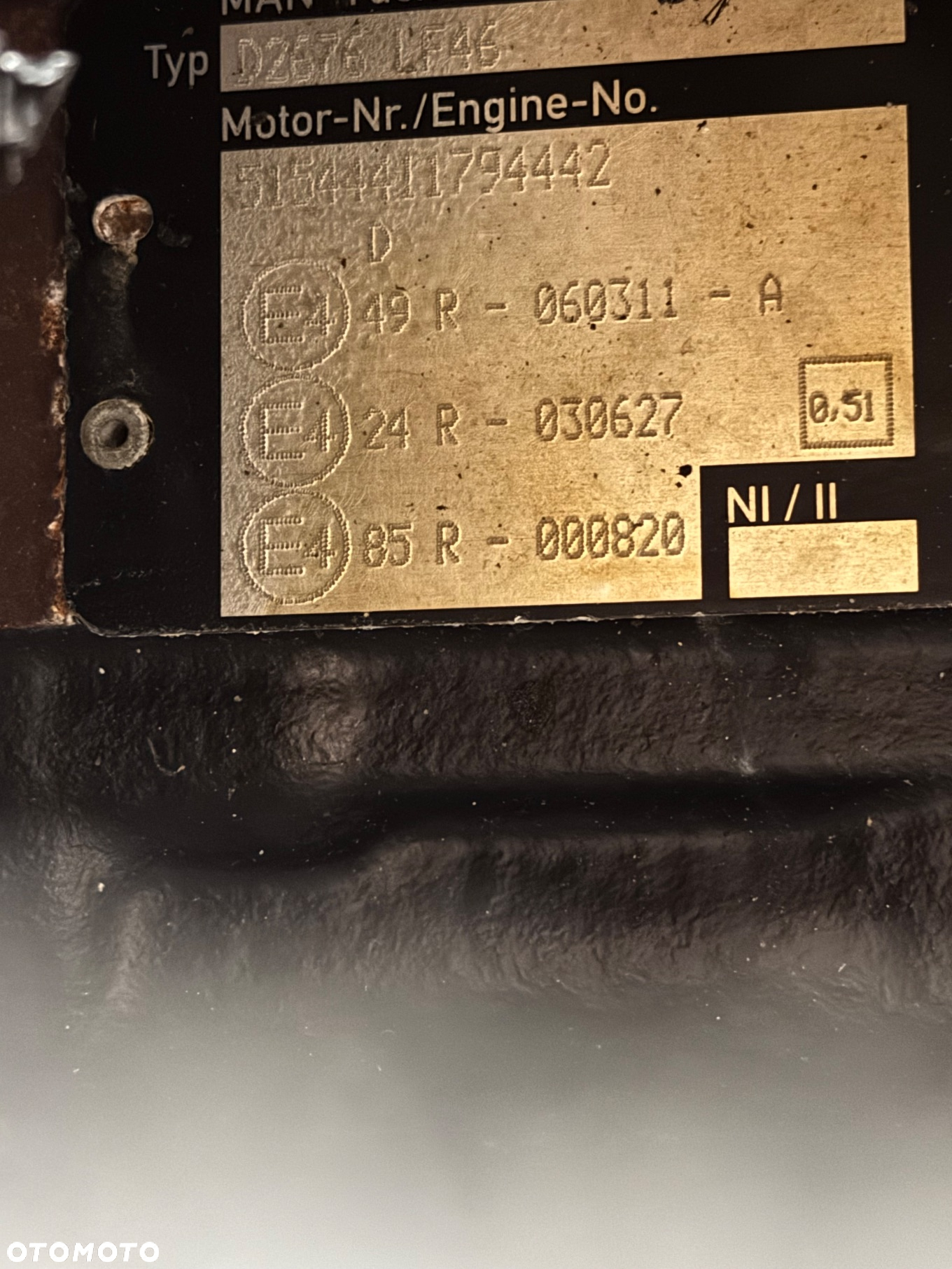 Kompletny silnik Man D2676 LF46, Euro 6, 12l - 5