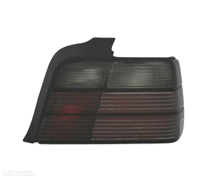 FAROLINS TRASEIROS BMW E36 BERLINA 91-99 LOOK M3 FUMADO - 2