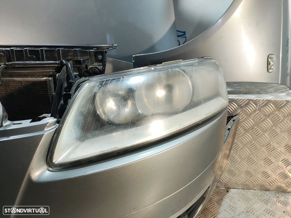 FRENTE COMPLETA AUDI A6 C6 SLINE S-LINE CAPOT PARACHOQUES GUARDA-LAMAS OTICAS RADIADOR VENTILADOR FRENTE FIBRA REFORÇO - 5