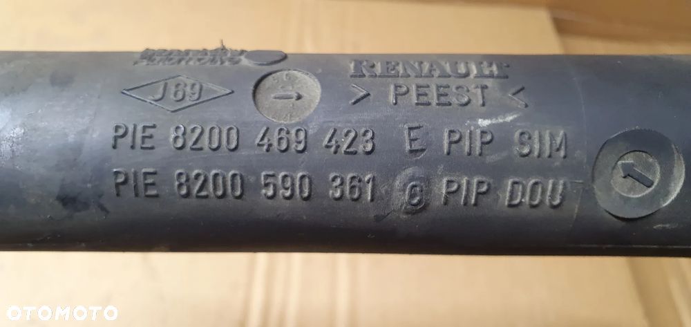 Przewód wąż rura intercoolera Dacia Logan I 1.5 DCI 8200469423E 8200590361C - 10