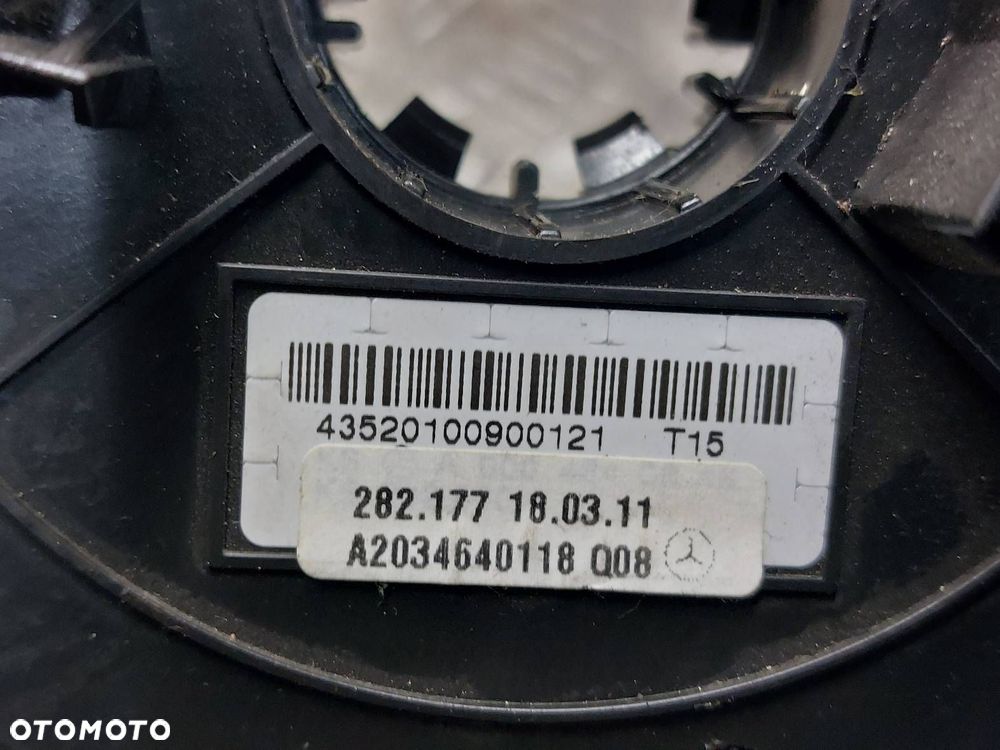TAŚMA SYGNAŁU ZWIJAK AIRBAG MERCEDES-BENZ W203 C KLASA 2034640118 - 2