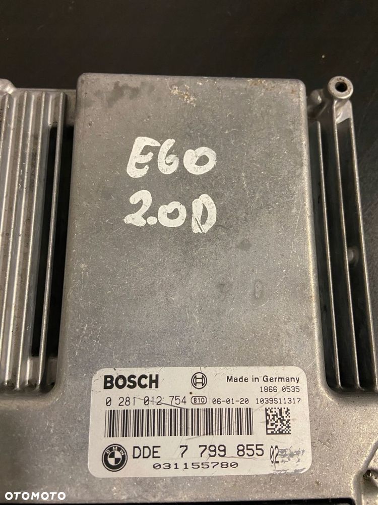 Sterownik Silnika BMW e60 2.0d DDE7799855 e90 e91 - 2