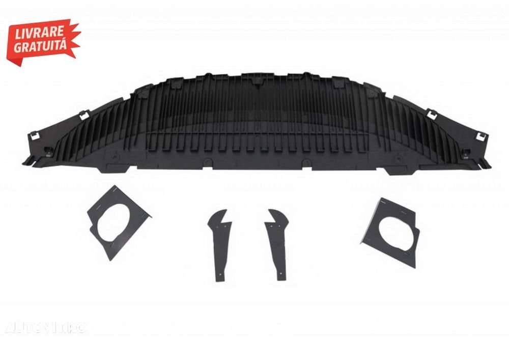 Bara Fata cu Difuzor Spate Negru si Ornamente Evacuare Audi A7 4G Facelift (2015-2- livrare gratuita - 6