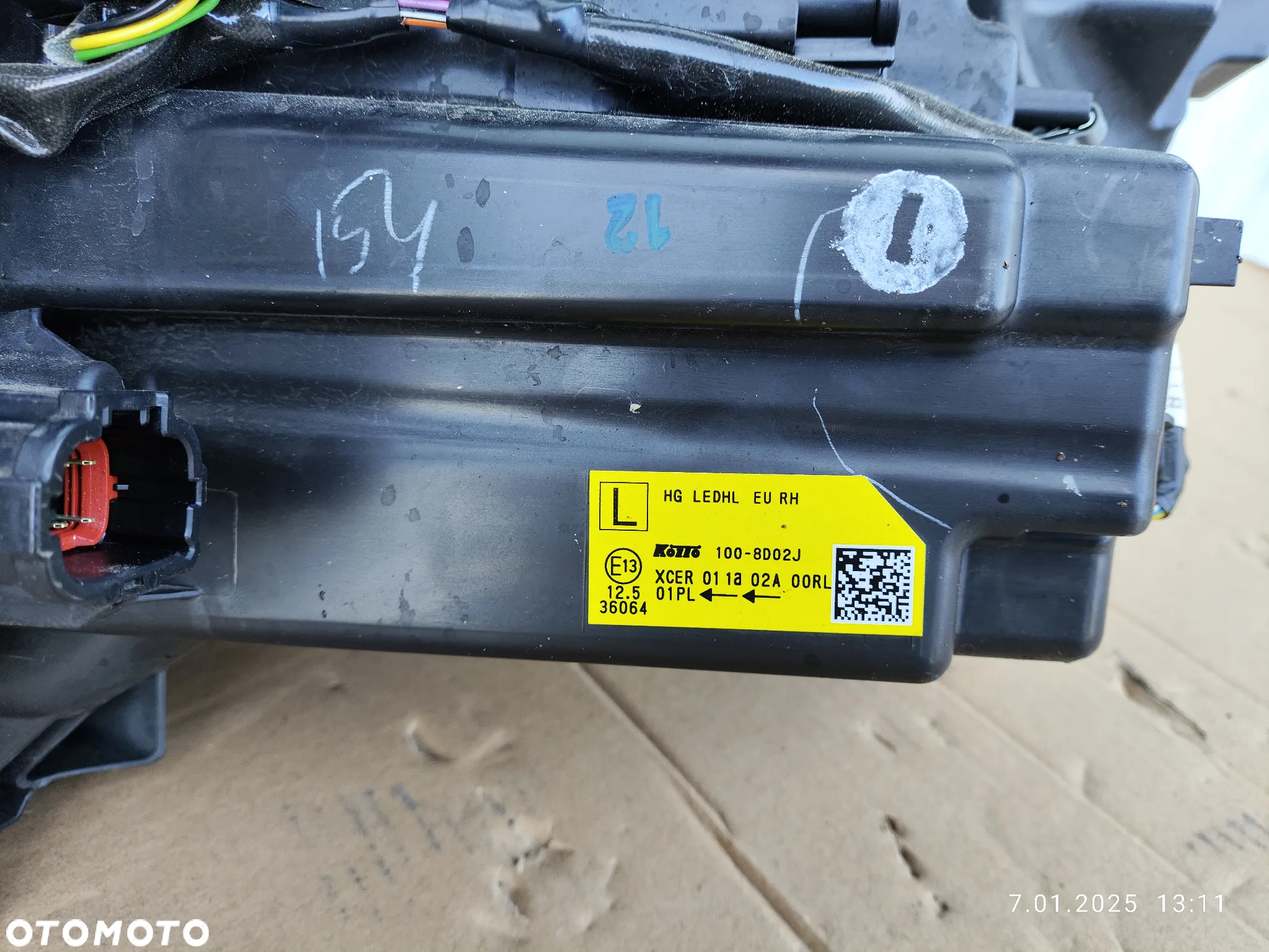 NISSAN QASHQAI J12 FULL LED ADAPTIVE LAMPA PRAWA PRZÓD - 7