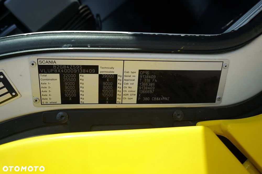 Scania P 380 / 8x4 / PODNOŚNIK KOSZOWY / PALFINGER WT 700 / WYSOKOŚĆ ROBOCZA 70 M / - 33