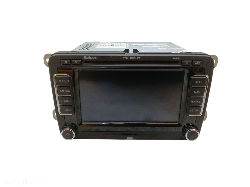 RADIO SKODA SUPERB II (2008-2013) 2.0 TDI 170KM 3T0035680A - 2