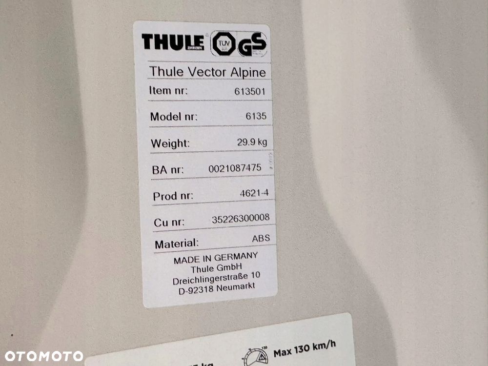 BAGAŻNIK DACHOWY BAGAŻOWY BOKS KUFER NA DACH THULE VECTOR ALPINE + RELINGI - 10