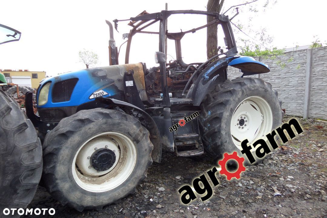 New Holland TS100A TSA 110 silnik most skrzynia zwolnica piasta zębatka głowica dyferencjał blok wał - 1