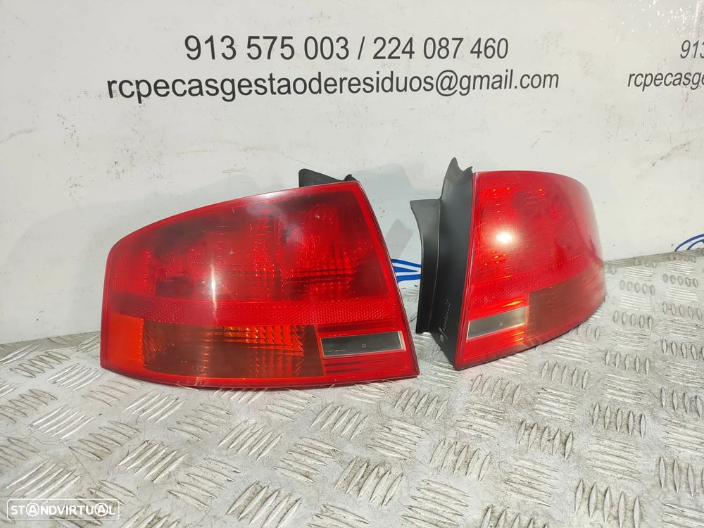 Farolins traseiros trás direito esquerdo originais Audi A4 B7 Sedan Carro de 2004 a 2008 - 3
