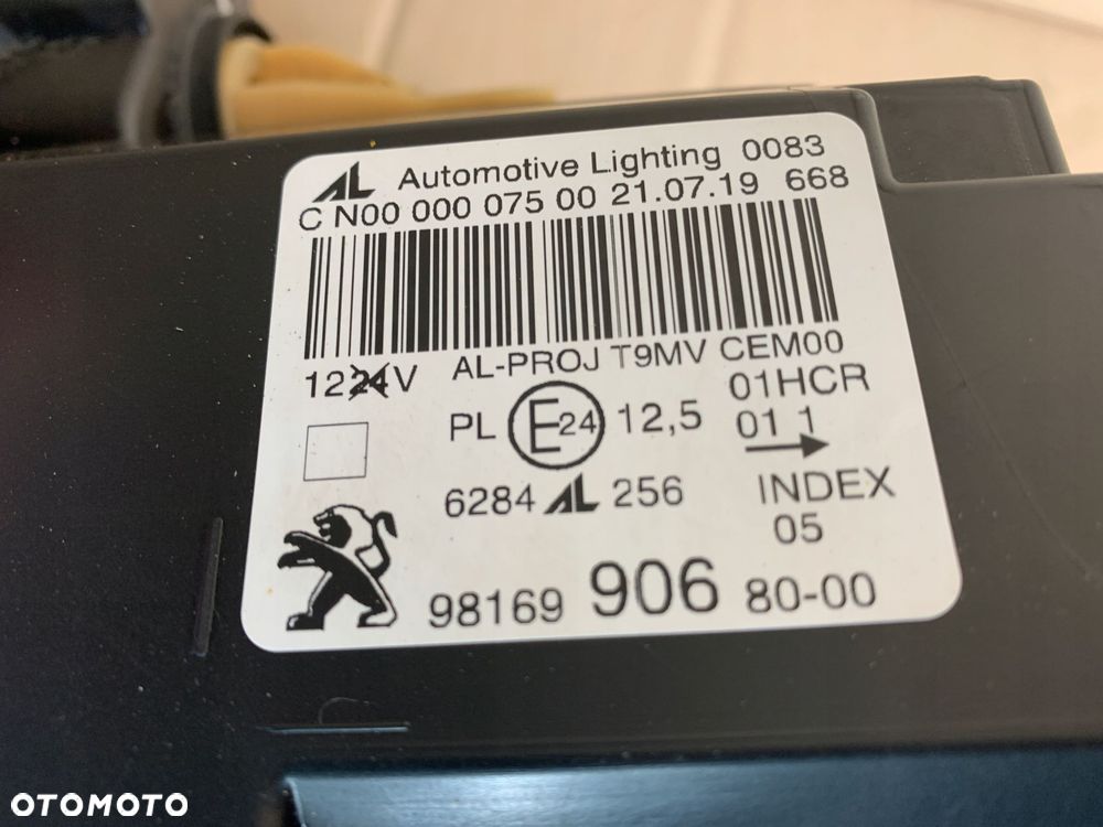 lampa lewa przednia peugeot 308 t9 zwykła led - 7