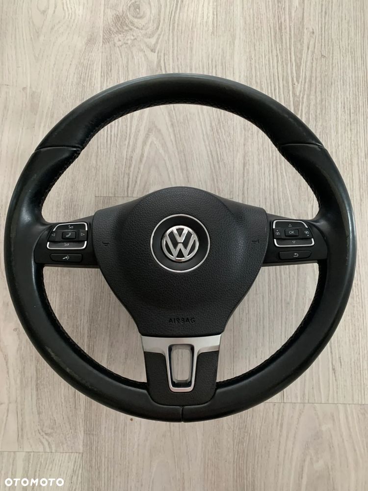 PODUSZKA POWIETRZNA KIEROWCY AIRBAG PRZÓD VW PASSAT B7 3C8880201AA kierownica skórzana 3C8419091B - 1