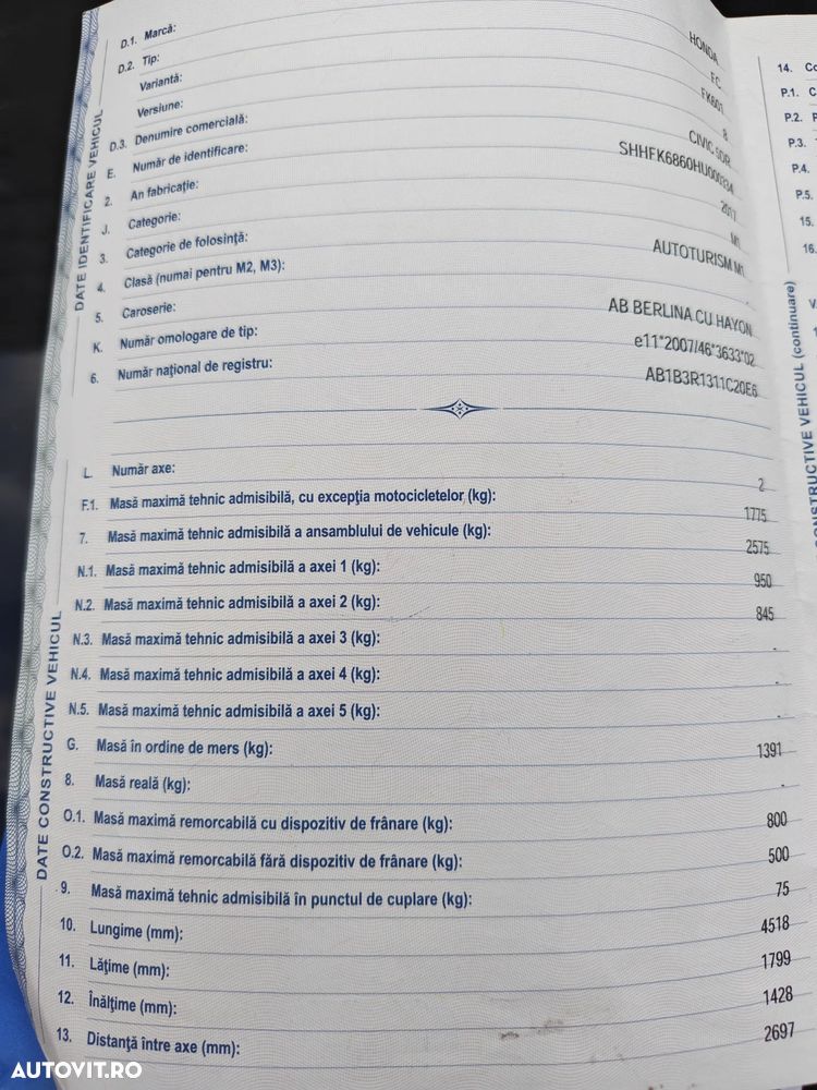 Honda Civic 1.0 i-VTEC Turbo CVT Executive Premium - 23