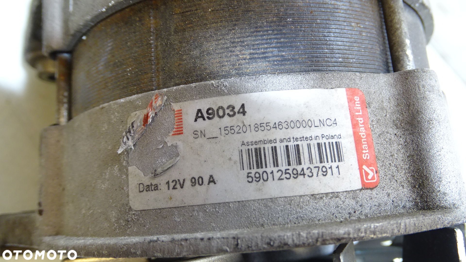 ALTERNATOR 90A SKODA FELICIA LXI 1.3 A9034 - 2