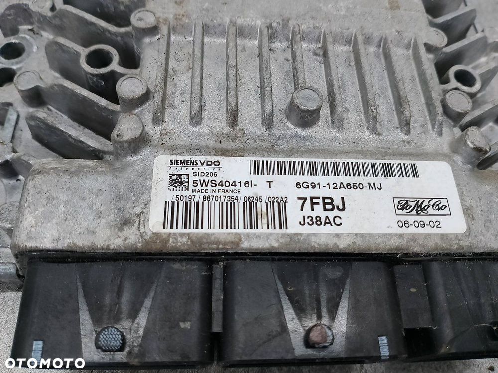 KOMPUTER, STEROWNIK FORD GALAXY III 6G91-12A650-MJ  5WS40416I-T 2.0 TDCI - 2