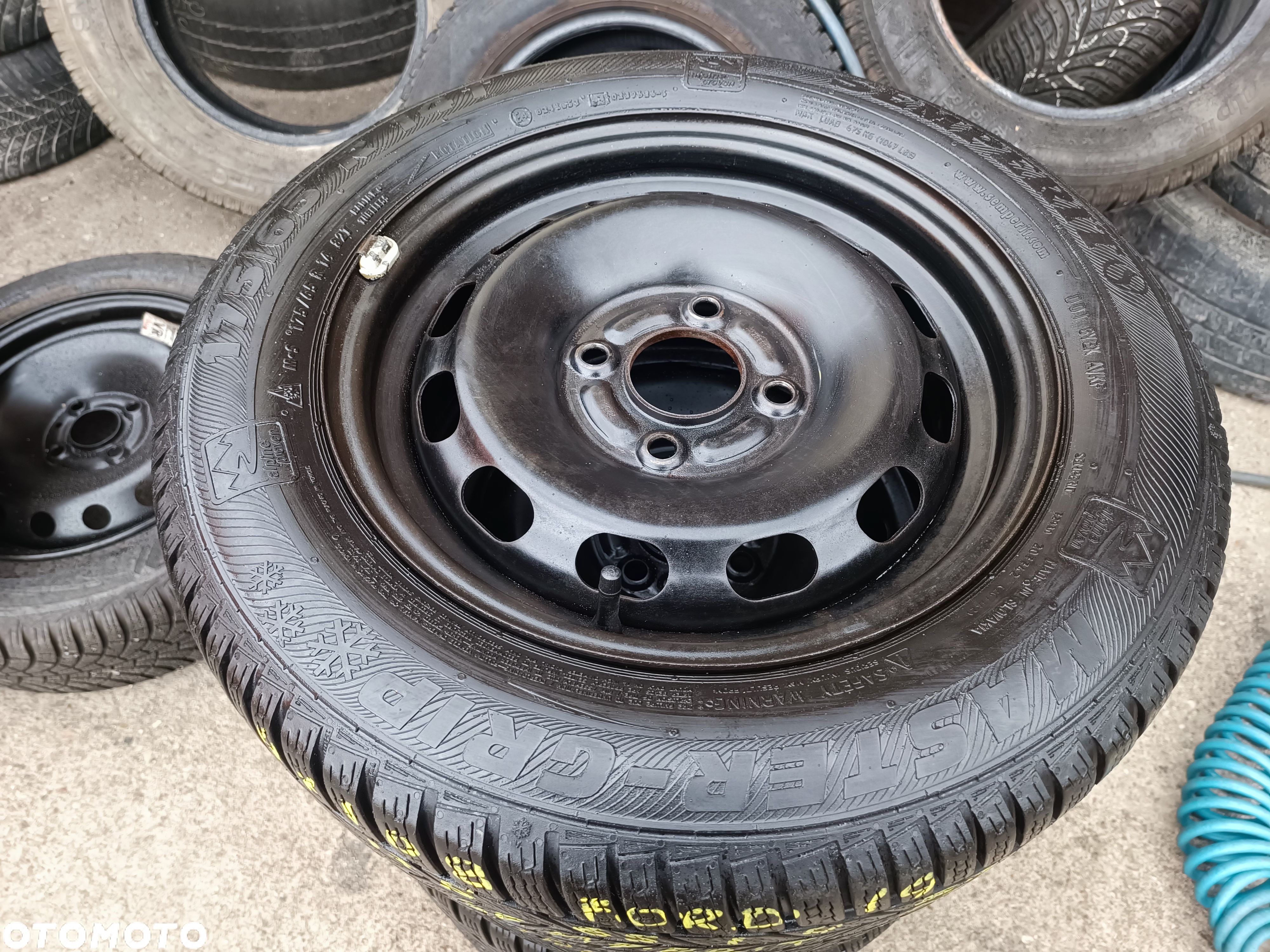 4x108 Felgi Stalowe Stal 14 Koła Zimowe Zima FORD FIESTA PUMA COURIER KA II 2 KA+ FUSION FOCUS MAZDA 2 5,5mm Legnica ALU-RAD 175/65 - 1