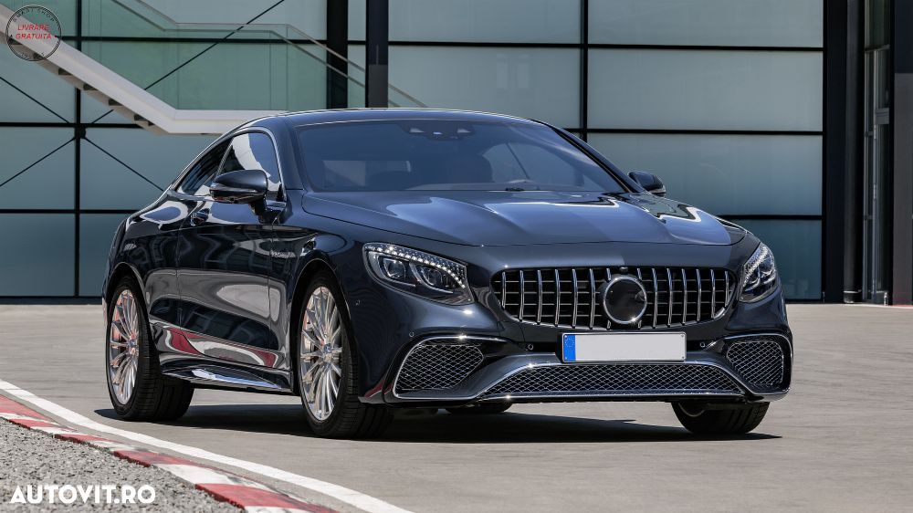 Pachet Exterior Mercedes S-Class C217 Coupe Sport Line (2015-2021) S63 Design- livrare gratuita - 19