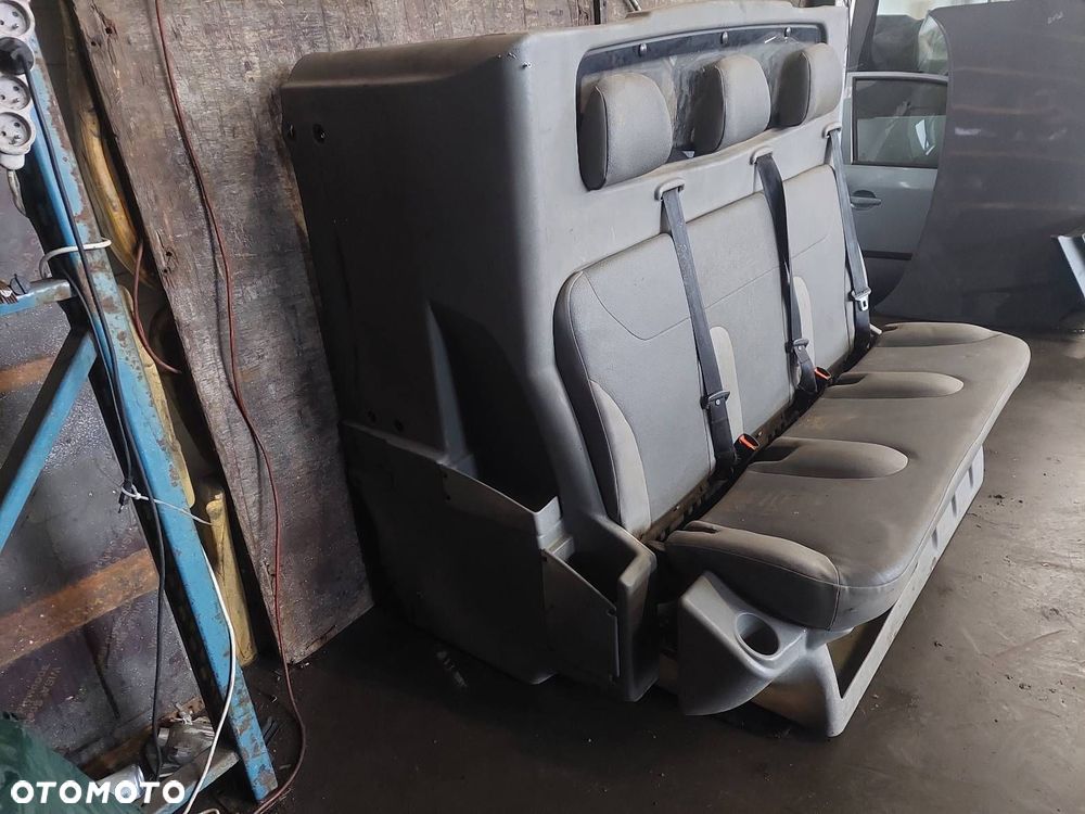 FOTEL PASAŻERA DWÓJKA + FOTELE KANAPA ŁAWKA ZABUDOWA RENAULT TRAFIC II - 10