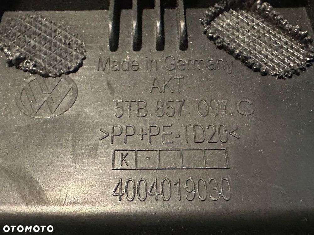 VW TOURAN 15 schowek mocowanie 5TB857097C - 6