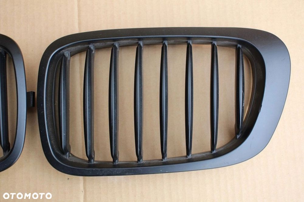 Grill Atrapa nosek nerki BMW 3 e46 COUPE CABRIO black mat czarne - 2