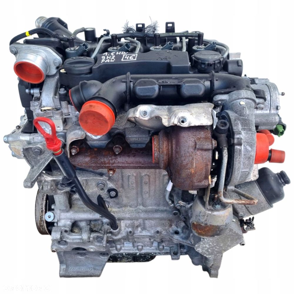 SILNIK KOMPLET Citroen C5 III 1.6 HDI 109KM ładnie pali 9HZ - 1