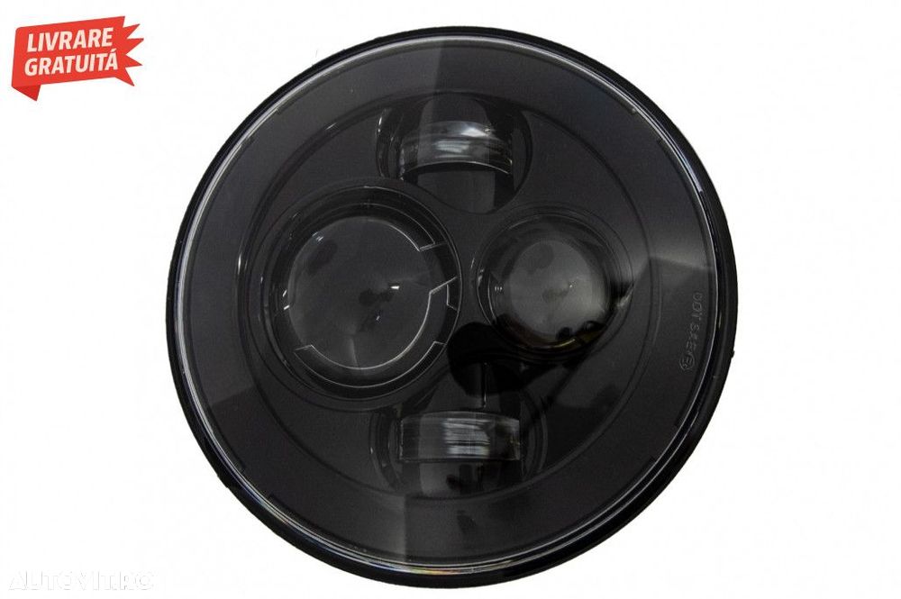 Faruri Full LED CREE Dublu Proiector Jeep Wrangler JK TJ LJ Land ROVER - 2