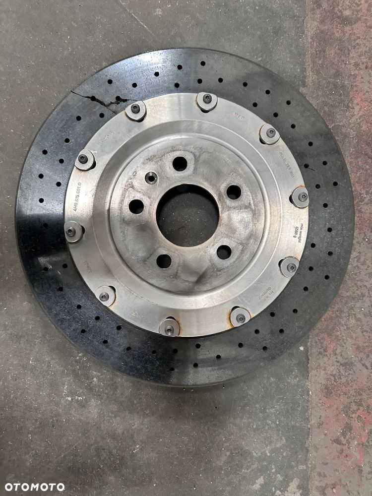 Tarcza Hamulcowa ceramiczna Audi S7 S8 tył 4H0615601G - 1