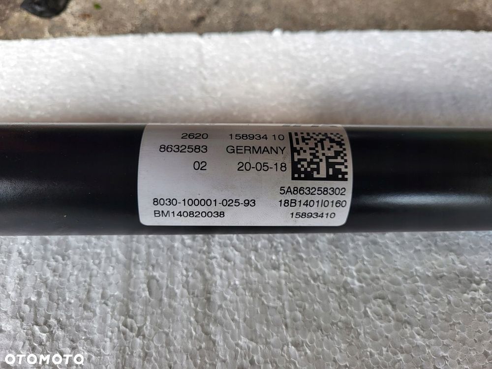 BMW X3 X4 G01 G02 WAŁ NAPĘDOWY X-DRIVE PRZÓD 8632583 - 3