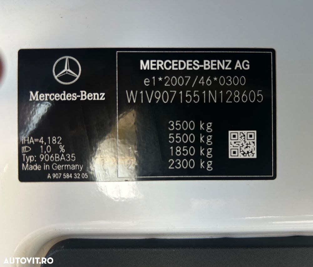 Mercedes-Benz Sprinter 516 CDI Prelata 5 m 10 EUROPALETI - 37