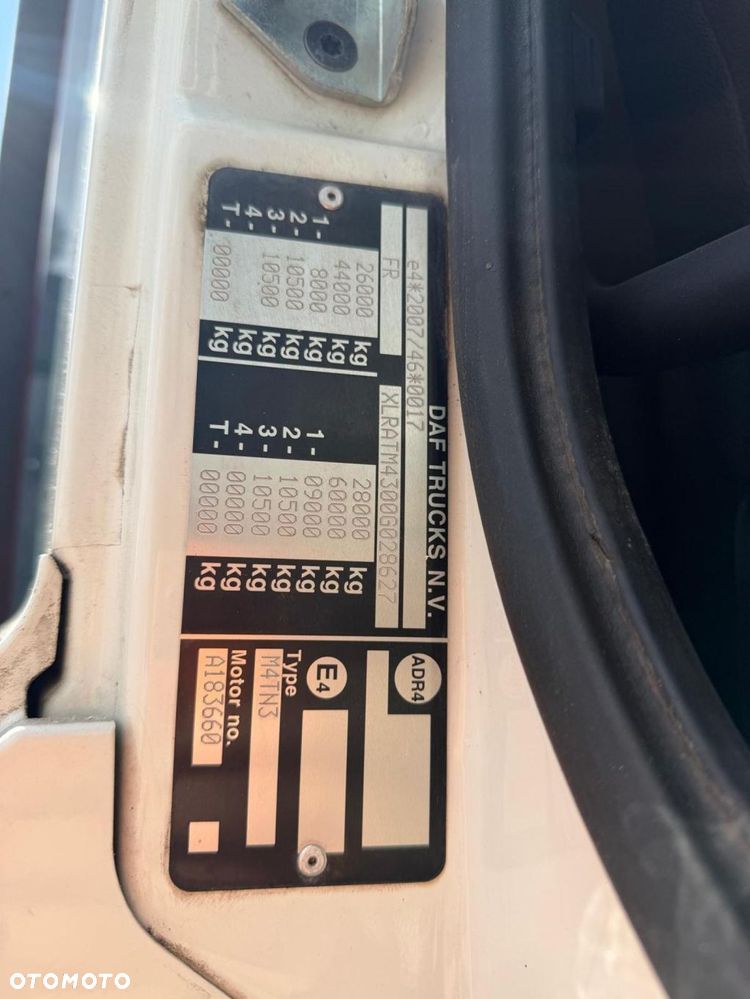 DAF CF 410 6x4 PALFINGER PK 20001 HDS Żuraw Crane Kran - 20