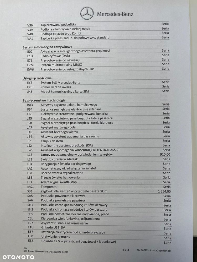 Mercedes-Benz Sprinter Standard PRO 9G-Tronic 907.253 - 20