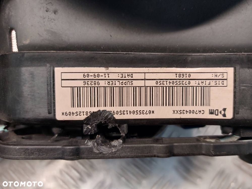 PODUSZKA AIRBAG KIEROWCY FIAT GRANDE PUNTO I PA70043042 - 5