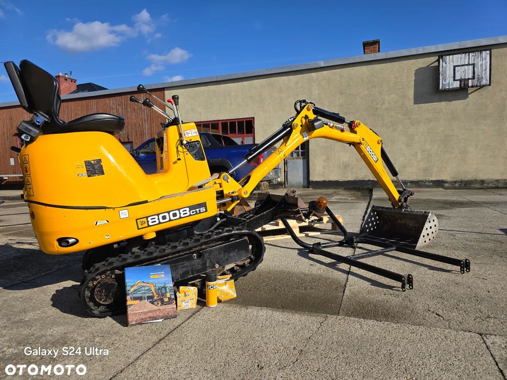 JCB Jcb 8008 cts 2018 rok tylko 207 moto godzin jak NOWA 4 Łyżki ideał dostawa - 11