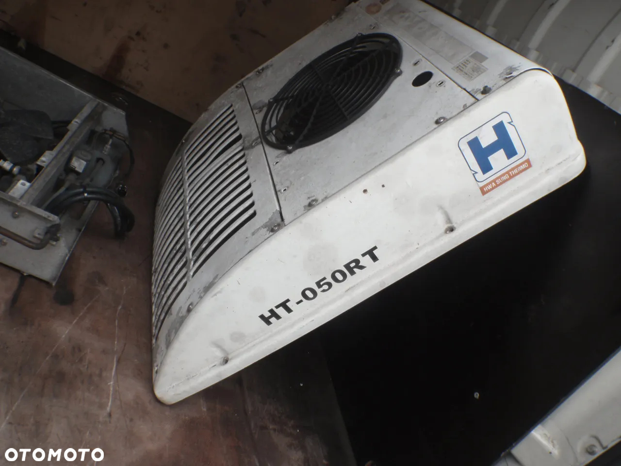 chłodnica wentylator klimatyzacja klima zawór parownik zewnętrzna blaszak kontener izoterma hwasuhg r-404a ht 050 rt jak nowe - 19