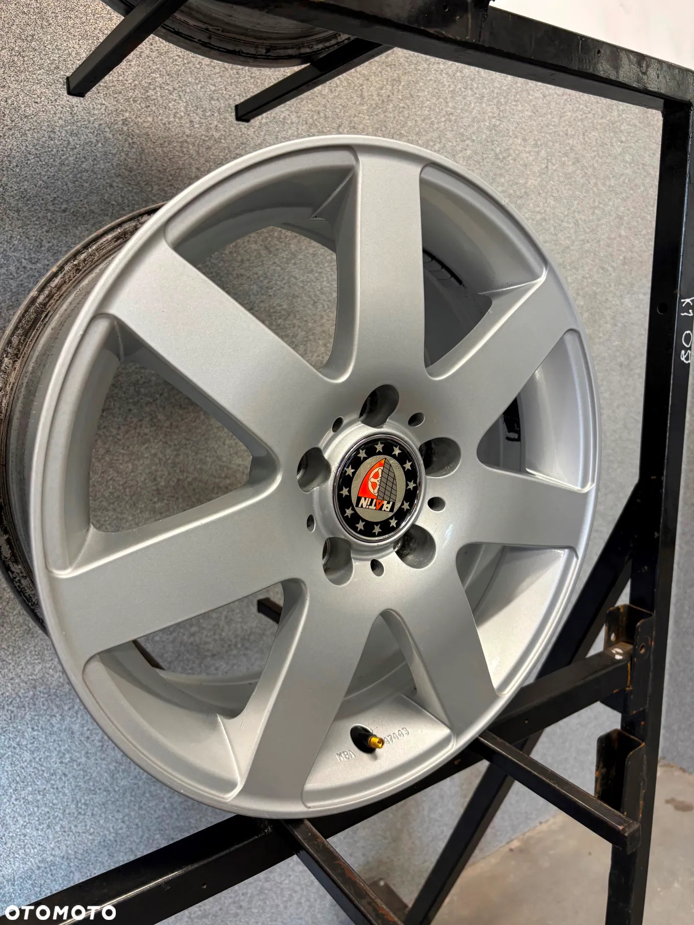 4 FELGI ALU. VW PASSAT,ARTEON,CADDY,SEAT LEON,SKODA OCTAVIA,MERCEDES KLASA C,E,COUPE 16'' 7J ET38 PLATIN - 12