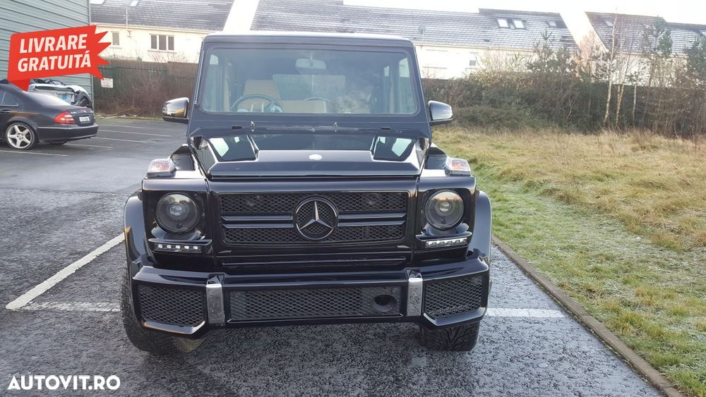 Faruri Bi-Xenon Look Mercedes G-Class W463 (1989-2012) Negru- livrare gratuita - 4