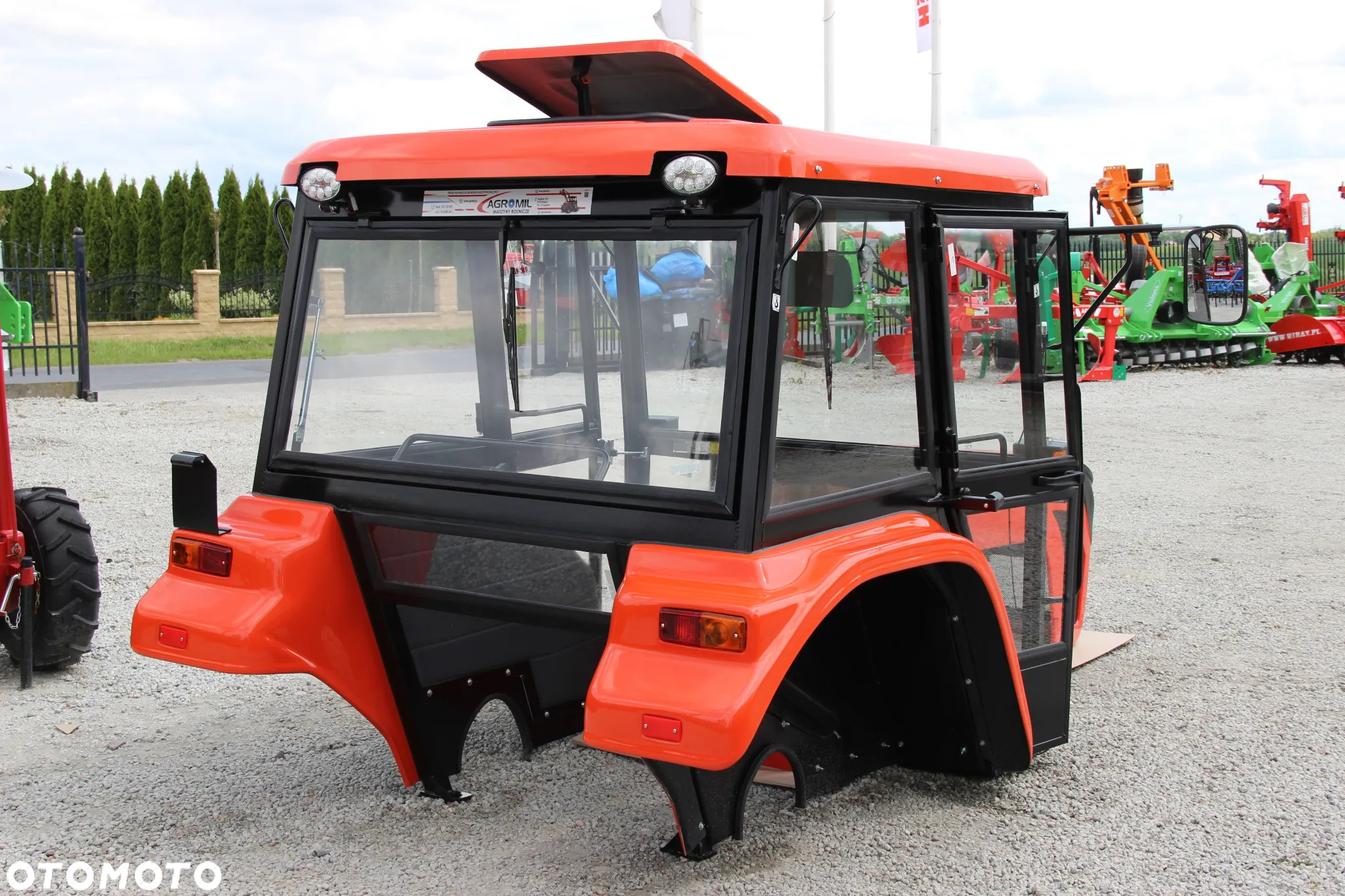 Kabina C360 maska C- 360 Naglak zestaw czerwony kabiny maski - 7