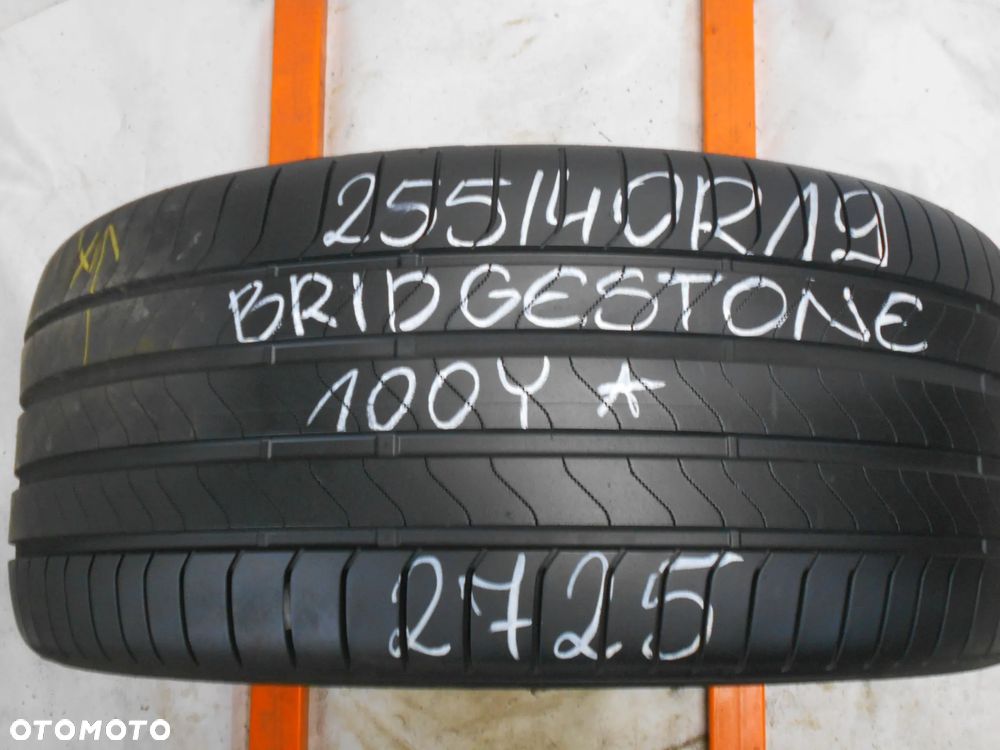 OPONA POJEDYNKA 255/40R19 BRIDGESTONE TURANZA 6 DOT 2725 6.6MM - 1