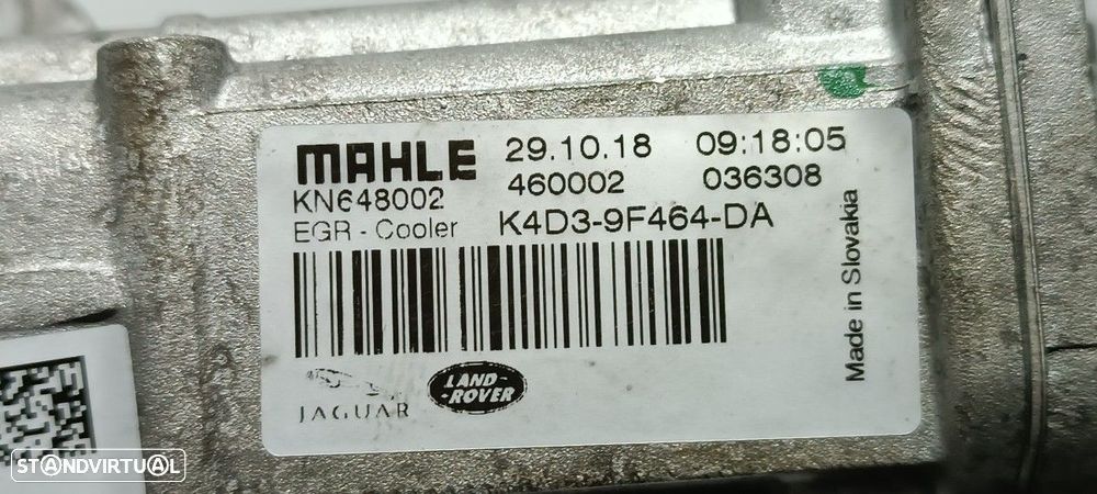 REFRIGERADOR EGR LAND ROVER RANGE ROVER EVOQUE EVOQUE - 4