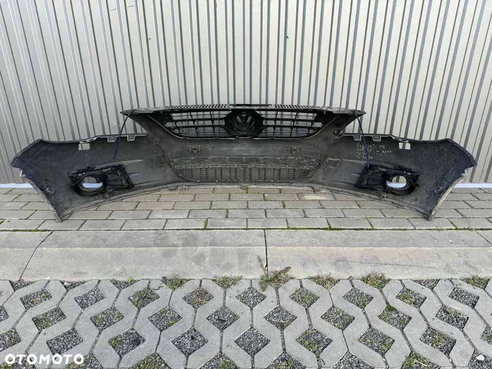 VW Tiguan I 5N LC9X Zderzak przód przedni kompletny 6xPDC 2008-11r Grill - 5