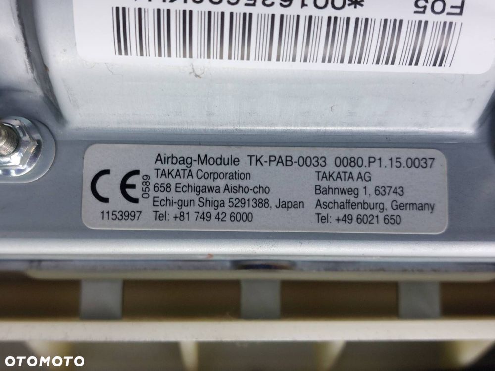 ZESTAW AIRBAG KOKPIT DESKA MODUŁ PASY PODUSZKI TOYOTA AURIS I - 12