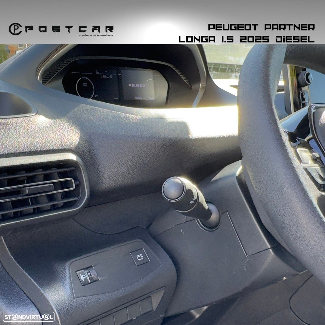 Peugeot Partner 1.5 BlueHDi Asphalt Longa - 21