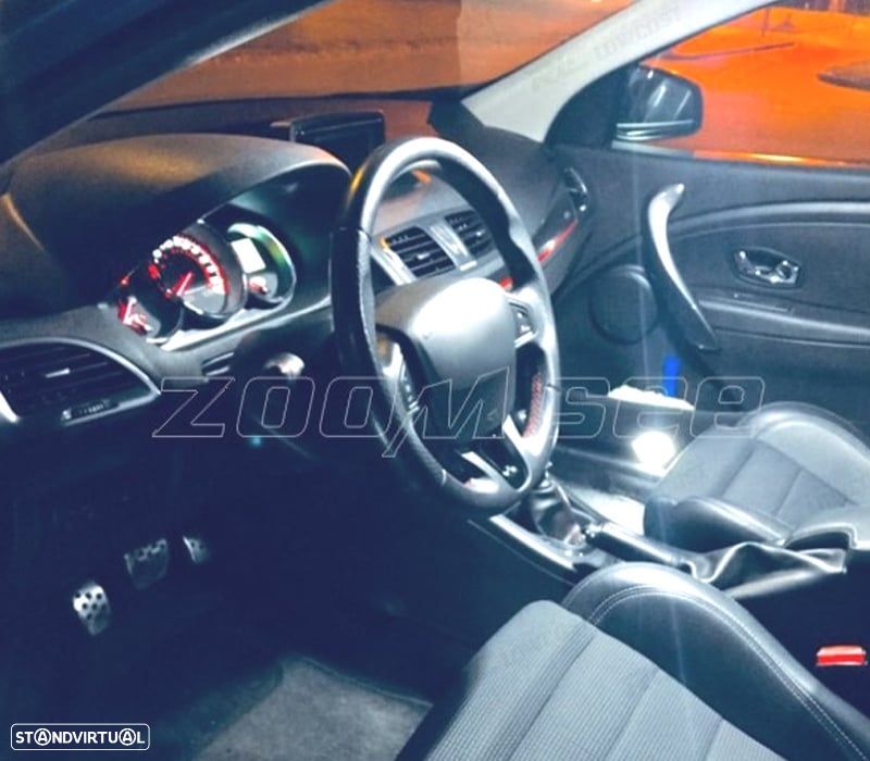 KIT COMPLETO 15 LAMPADAS LED INTERIOR PARA RENAULT MEGANE III 3 MK3 BIENES GRANDTOUR 09-15 - 2