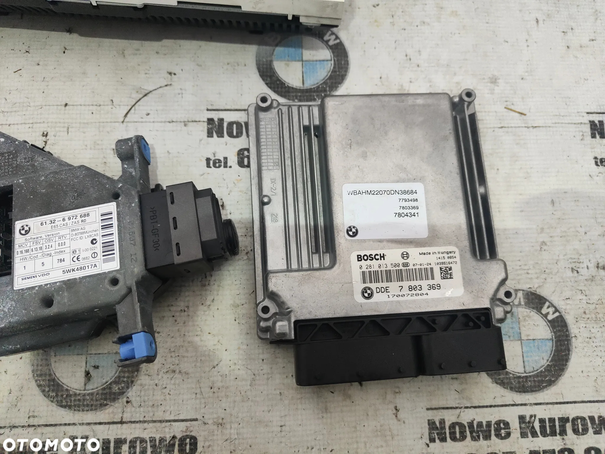 BMW E65 E66 LCI Lifting 3.0d 231KM Sterownik Silnika Zestaw Startowy 7803369 - 4
