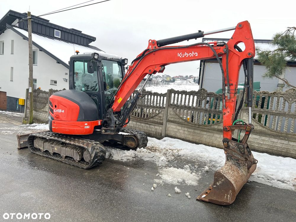 Kubota U48-4 * Koparka Gąsienicowa * Kubota U48 * 5 Ton * Zerowy Obrys * Stan Bardzo Dobry * Midi Koparka * Nowe Gąsienice * - 6