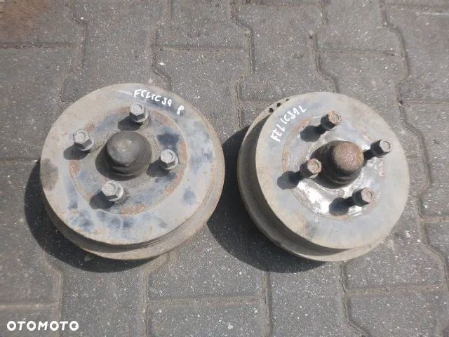 PIASTA PIASTY TYŁ NA PRZYCZEPKĘ KOMPLET VOLKSWAGEN SEAT SKODA 4X100 - 3