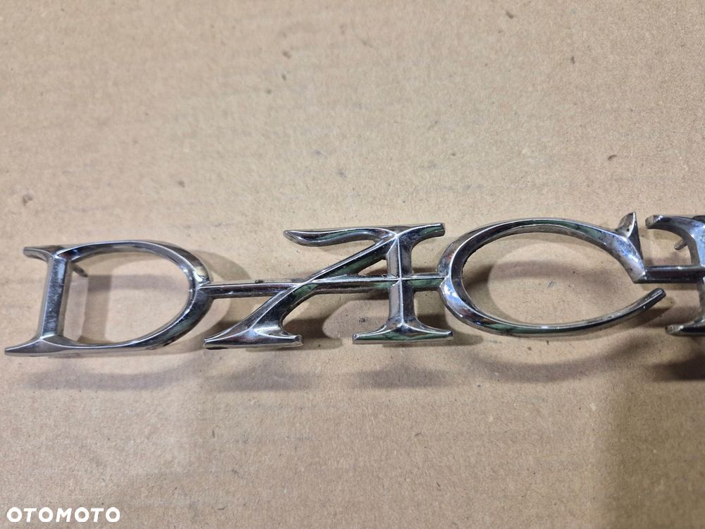 Dacia emblemat.Napis. Antyk.Old timer. - 2
