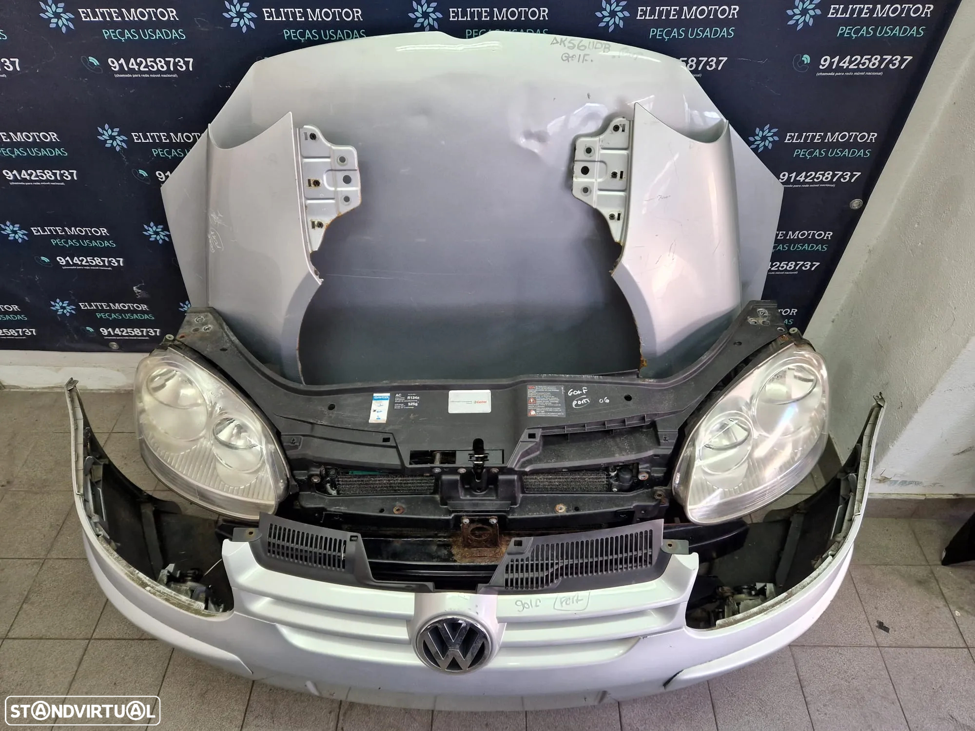 Frente completa usada VW GOLF V 5 1.9 TDI 105CV CAPOT PARACHOQUES OTICAS GUARDALAMAS VOLKSWAGEN - 4