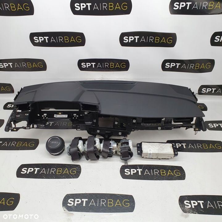 AUDI A3 8Y DESKA ROZDZIELCZA KONSOLA KOKPIT PULPIT PODUSZKI AIRBAG AIR BAG PASY KIT SET - 1
